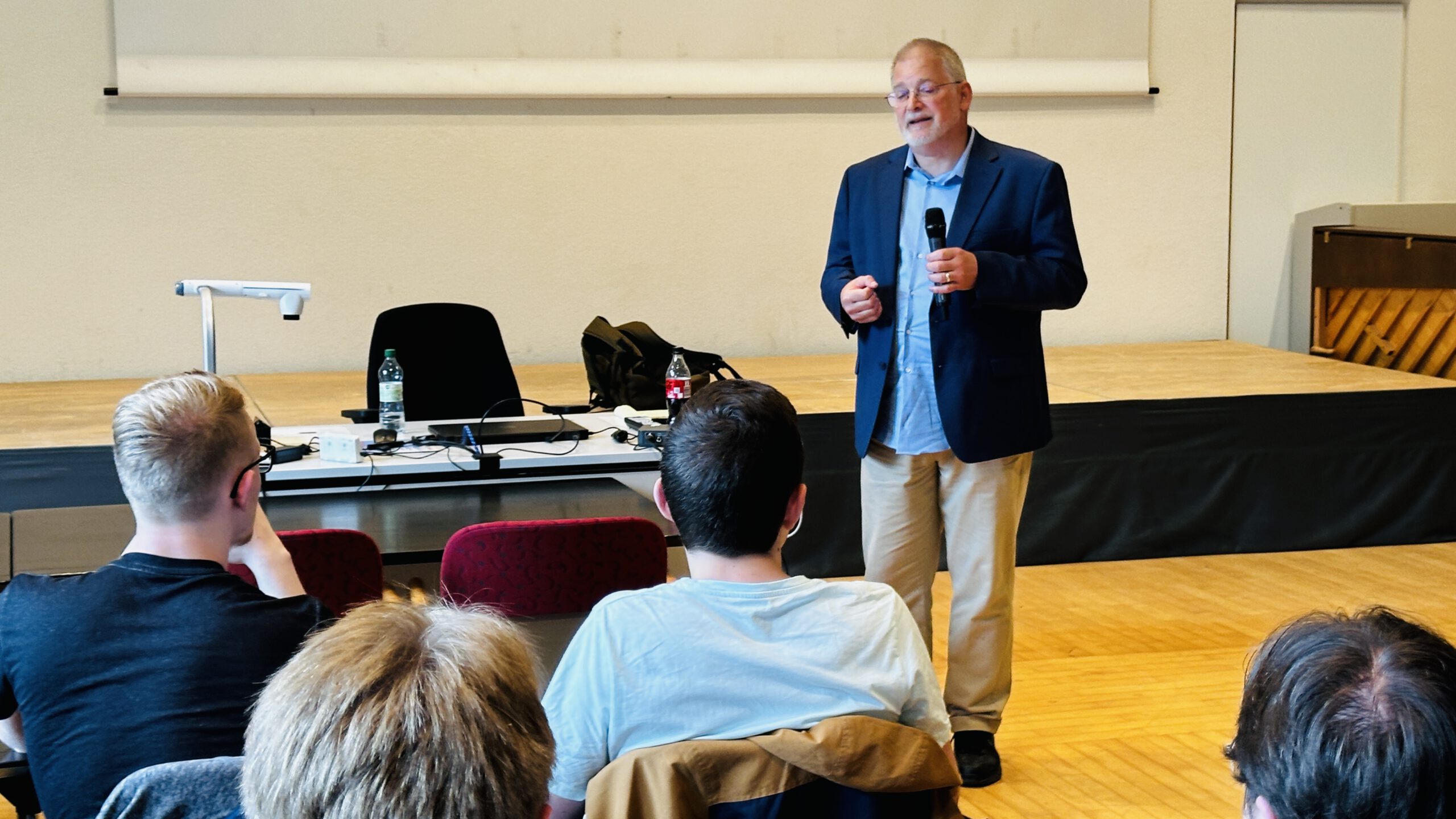 US-Professor zu Gast in Vorlesung