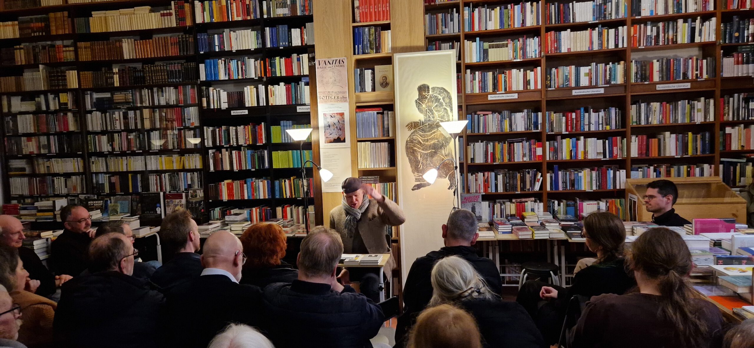 Friedens-Lesung in Bonner Buchhandlung