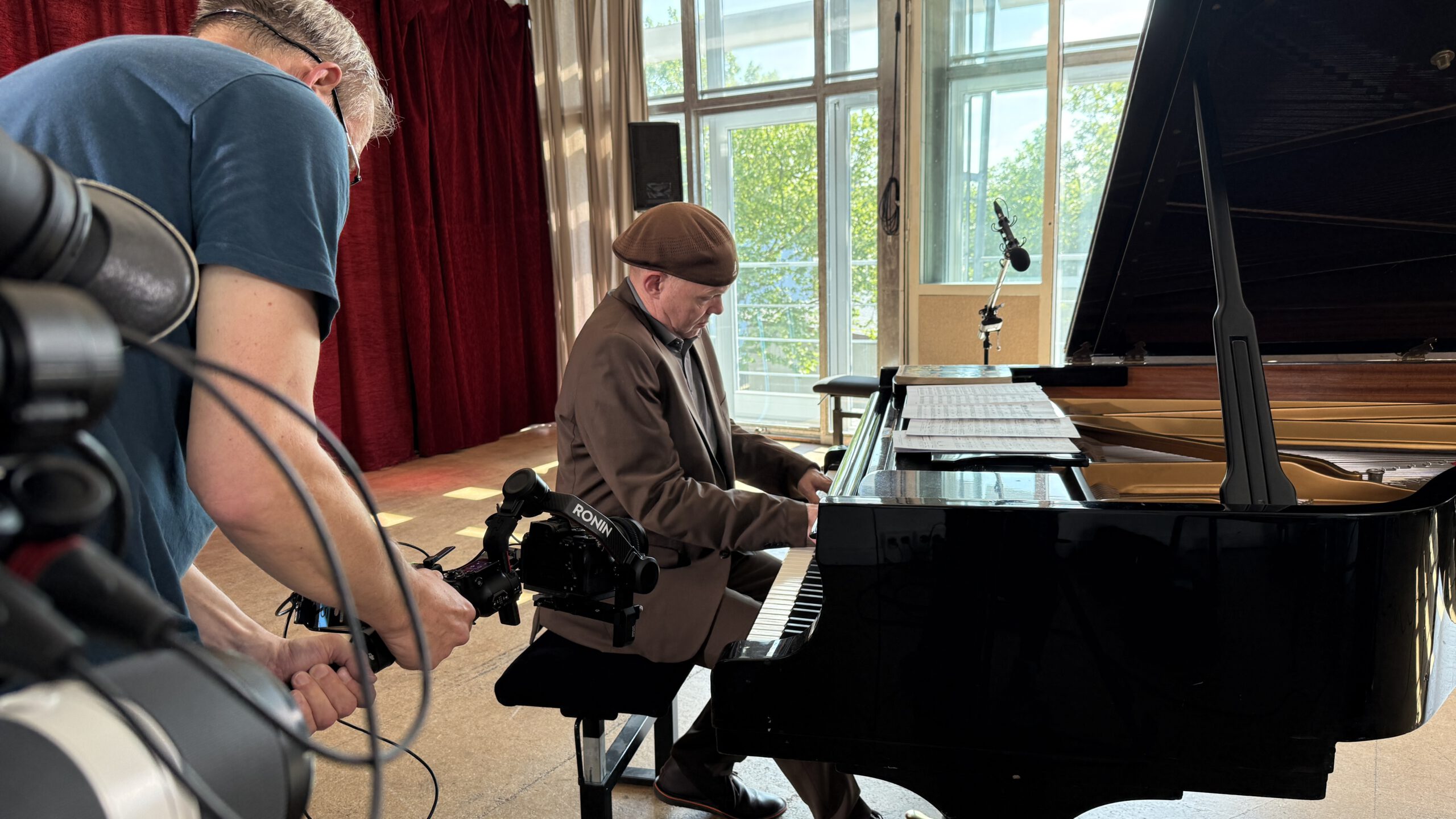 Dreharbeiten für 3Sat-Kultur-Doku zum „Küssen“