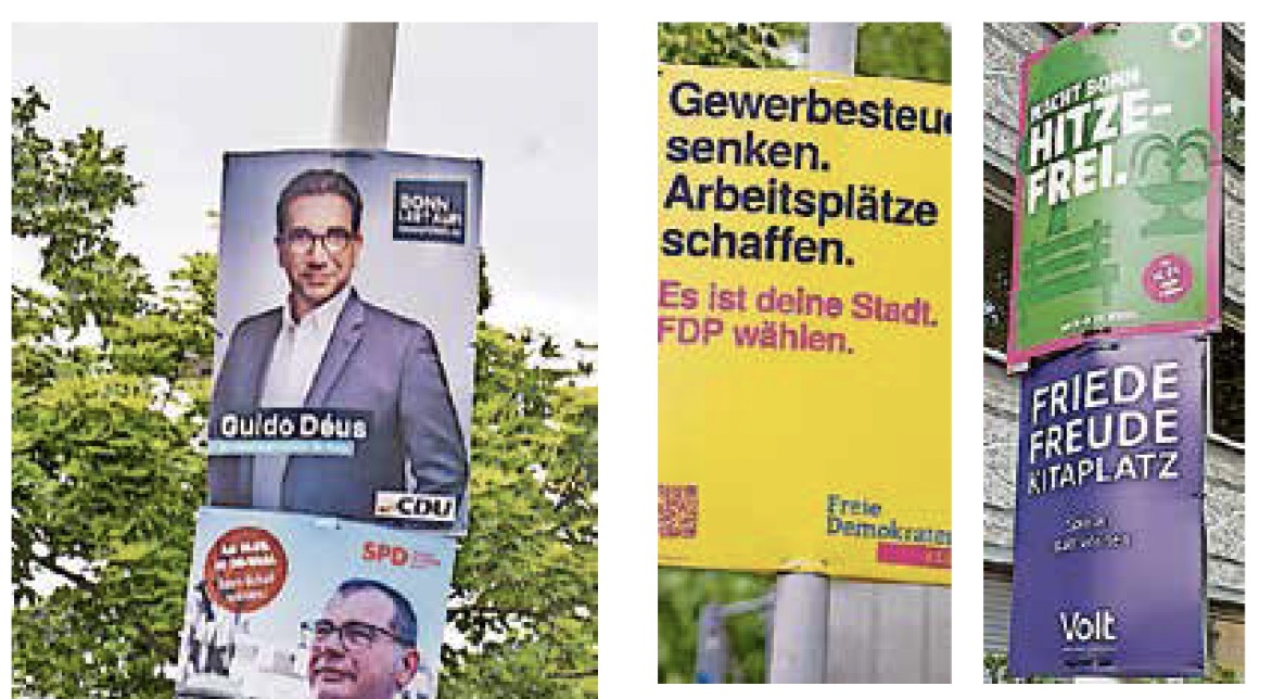 Über Wahlplakate im Bonner General-Anzeiger